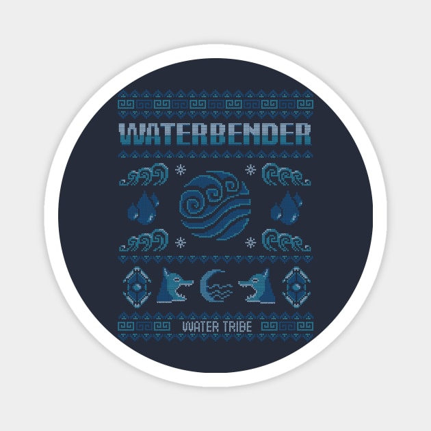 Waterbender - Water tribe - Avatar last airbender Magnet by Typhoonic